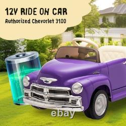 12V Kids Ride On Car Licensed Chevrolet Electric Truck Vehicle Toy for Boys Girl