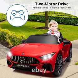12V Kids Ride On Car Licensed Mercedes-Benz 2 Seater Electric Vehicle Toy Remote