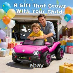 12V Kids Ride On Car Licensed Volkswagen Beetle Electric Vehicle Toy with Remote