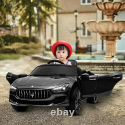 12V Kids Ride On Car Maserati Rechargeable Toy Vehicle with MP3 Remote Control