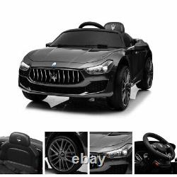 12V Kids Ride On Car Maserati Rechargeable Toy Vehicle with MP3 Remote Control