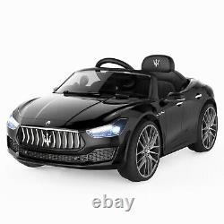 12V Kids Ride On Car Maserati Rechargeable Toy Vehicle with MP3 Remote Control