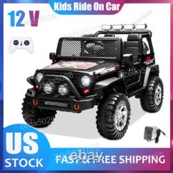 12V Kids Ride On Car Toy Jeep 2 Seater Electric Vehicle Truck with Remote Control