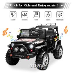 12V Kids Ride On Car Toy Jeep 2 Seater Electric Vehicle Truck with Remote Control