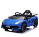 12v Kids Ride On Car With Remote Control Licensed Lamborghini Electric Vehicle Toy