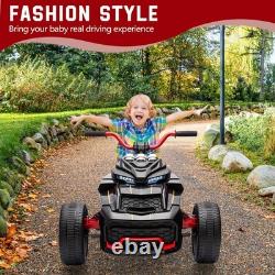 12V Kids Ride On Electric Car Toy 3 Wheeler ATV 66 LBS Car Vehicle Led Lights US