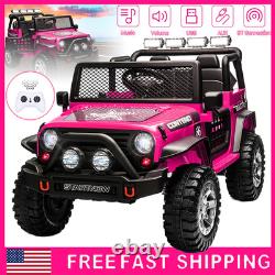 12V Kids Ride On Electric Car Truck Jeep 2 Seater Vehicle Toy withRemote Control