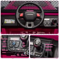 12V Kids Ride On Electric Car Truck Jeep 2 Seater Vehicle Toy withRemote Control