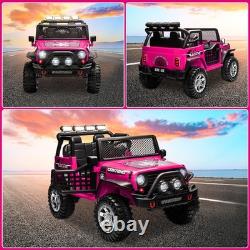 12V Kids Ride On Electric Car Truck Jeep 2 Seater Vehicle Toy withRemote Control