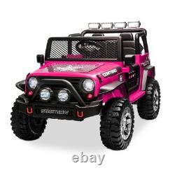 12V Kids Ride On Electric Car Truck Jeep 2 Seater Vehicle Toy withRemote Control