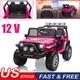 12v Kids Ride On Jeep Car Electric Vehicle Truck Toy Withremote Control Kids Gifts