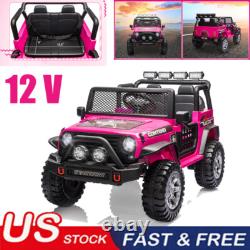 12V Kids Ride On Jeep Car Electric Vehicle Truck Toy withRemote Control Kids Gifts
