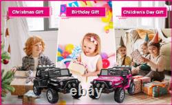 12V Kids Ride On Jeep Car Electric Vehicle Truck Toy withRemote Control Kids Gifts