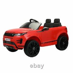 12V Kids Ride On Licensed Land Rover Car Electric Toy Vehicle 2-Door Open Red
