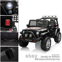 12V Kids Ride On Toy Car Jeep Electric Truck 2 Seats Vehicle with Remote Control