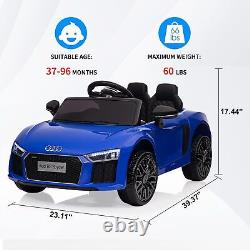 12V Kids Ride On Toy Car, Licensed by Audi Toy Car with Remote Electric Vehicle