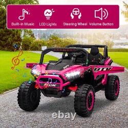 12V Kids Ride On Toy Car with Remote Control Electric Vehicles Toy Gifts for 3+