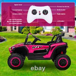 12V Kids Ride On Toy Car with Remote Control Electric Vehicles Toy Gifts for 3+
