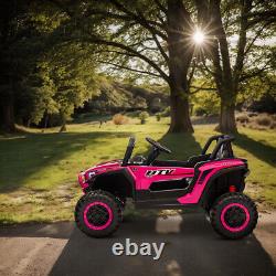 12V Kids Ride On Toy Car with Remote Control Electric Vehicles Toy Gifts for 3+