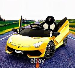 12V Kids Ride On Toy Sports Car Vehicle Car Electric Battery Powered with MP3 LED