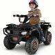 12v Kids Ride-on Truck Car Electric Vehicle Atv 4-wheeler Quad Car Toy Mp3 Gift