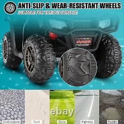 12V Kids Ride-On Truck Car Electric Vehicle ATV 4-Wheeler Quad Car Toy MP3 Gift