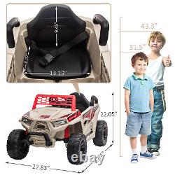 12V Kids Ride-On Truck Car Electric Vehicle ATV 4-Wheeler Quad Car Toy MP3 Horn