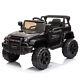12v Kids Ride On Truck Car Electric Vehicle Remote With Mp3 & Led Light Black Us