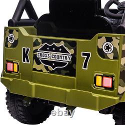 12V Kids Ride On Truck Car Power Wheel with LED Lights Horn Electric Vehicle Toy