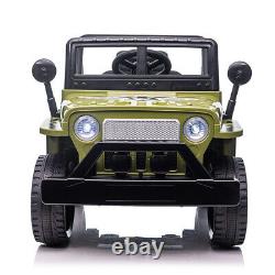 12V Kids Ride On Truck Car Power Wheel with LED Lights Horn Electric Vehicle Toy