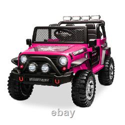 12V Kids Ride On Truck Jeep Electric Vehicle Toy Car withRemote Control Xmas Gift