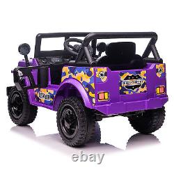 12V Kids Ride On Wheel Truck Car Power With LED Lights Horn Electric Vehicle Toy