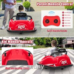 12V Kids Ride on Bumper Car 360° Spinning Electric Vehicle Toy withRemote Control