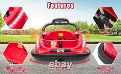 12V Kids Ride on Bumper Car 360° Spinning Electric Vehicle Toy withRemote Control
