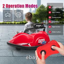 12V Kids Ride on Bumper Car 360° Spinning Electric Vehicle Toy withRemote Control