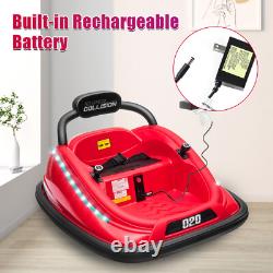 12V Kids Ride on Bumper Car 360° Spinning Electric Vehicle Toy withRemote Control