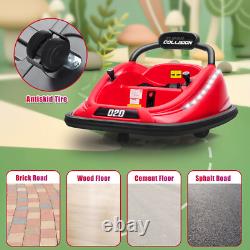 12V Kids Ride on Bumper Car 360° Spinning Electric Vehicle Toy withRemote Control