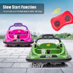 12V Kids Ride on Bumper Car 360° Spinning Electric Vehicle Toy with Remote Control