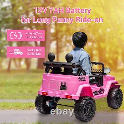 12V Kids Ride on Jeep Electric 2-Seater Truck Car Vehicle Toy 2-Way Control MP3