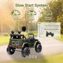 12V Kids Ride on Jeep Truck Car 2-Seater Electric Vehicle Toy 2-Way Control MP3