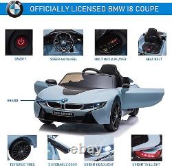 12V Kids Ride on Toy Electric Car LICENSED BMW I8 Coupe Battery Powered Vehicle