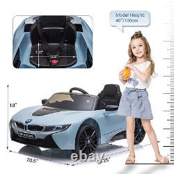 12V Kids Ride on Toy Electric Car LICENSED BMW I8 Coupe Battery Powered Vehicle