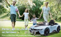 12V Kids Ride on Toy Electric Car LICENSED BMW I8 Coupe Battery Powered Vehicle