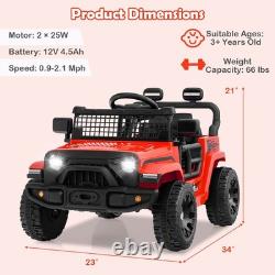 12V Kids Ride on Truck Car Battery Powered Electric Vehicle with Remote Control
