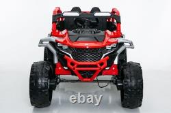 12V Kids Truck Car Electric Car Vehicles withRemote Control, 2 Seater & Flashlights