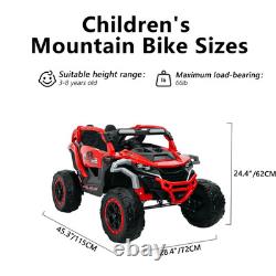 12V Kids Truck Car Electric Car Vehicles withRemote Control, 2 Seater & Flashlights