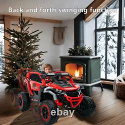 12V Kids Truck Car Electric Car Vehicles withRemote Control, 2 Seater & Flashlights