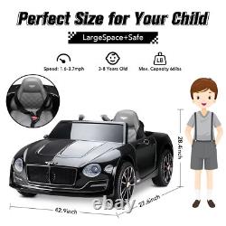 12V Licensed Bentley Kids Ride On Car Kids Gift Electric Toy with Remote Control