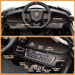 12V Licensed Lamborghini Electric Vehicle Car Toy 2-Seat Battery Powered Remote