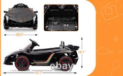 12V Licensed Lamborghini Electric Vehicle Car Toy 2-Seat Battery Powered Remote